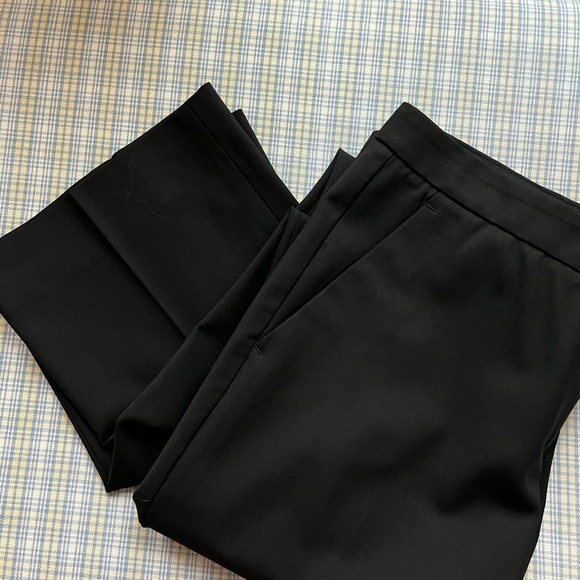 Theory Size 6 Black Wool Pants - Picture 1 of 5